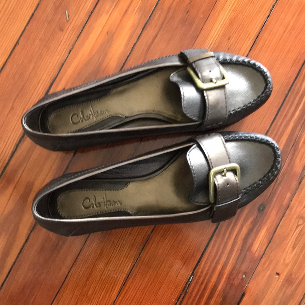 Cole Haan Metallic Loafers Never Worn